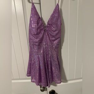 Lucy in the sky sparkly romper